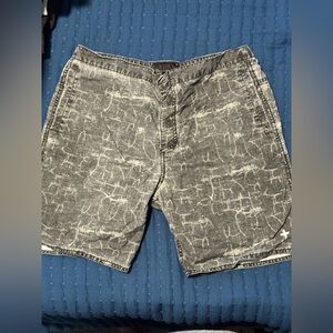 Men's Gray Denim Shorts